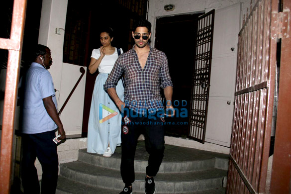 sidharth malhotra spotted at shanker mahadevans dubbing studio 1