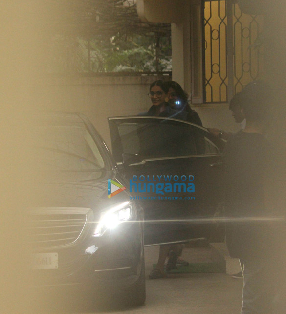 Sonam Kapoor and R. Balki snapped at Sunny Super Sound in Juhu