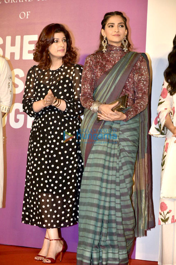 sonam kapoor and twinkle khanna attend the grand finale of shes ambassador 2