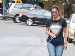 Sophie Choudry snapped with her dog