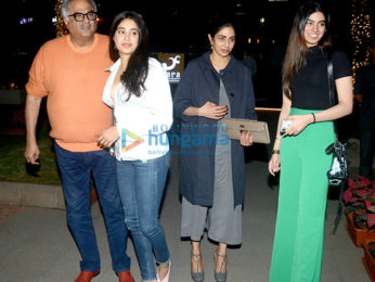 Sridevi snapped with family at BKC