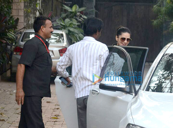 sunny leone snapped at myrah spa in juhu 1