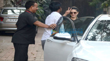 Sunny Leone snapped at Myrah Spa in Juhu
