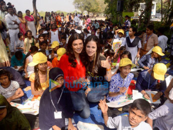 Sushmita Sen and Rouble Nagi snapped attending a Republic Day celebration
