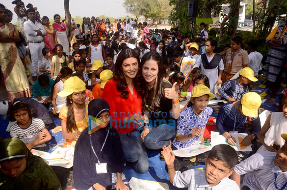 sushmita sen and rouble nagi snapped attending a republic day celebration 1