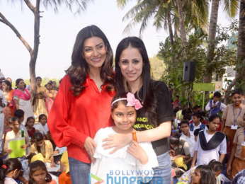 Sushmita Sen and Rouble Nagi snapped attending a Republic Day celebration