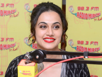 Taapsee Pannu and Srishti Srivastav snapped promoting Dil Juunglee at Radio Mirchi