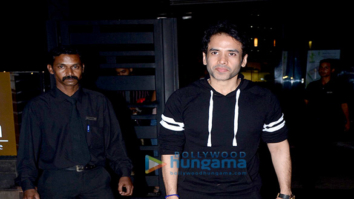 Tusshar Kapoor snapped with his new car