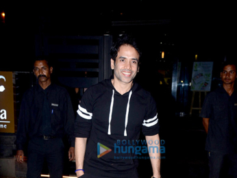 Tusshar Kapoor snapped with his new car
