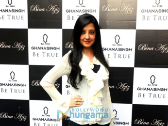Raina Sachiin Joshi at Ghanasingh Be True for Bina Aziz’s art meets jewellery event