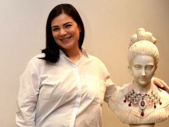 Raina Sachiin Joshi at Ghanasingh Be True for Bina Aziz’s art meets jewellery event