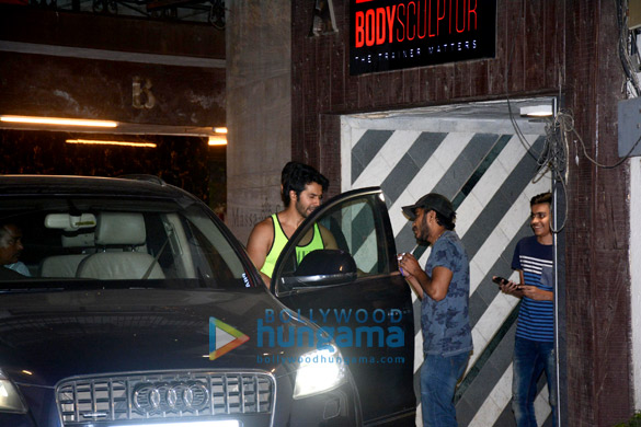 varun dhavan spotted at the gym 5