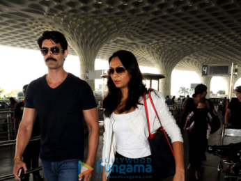 Varun Dhawan and Amit Gaur snapped at the airport