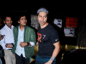 Varun Dhawan spotted at Shoojit Sircar's office in Juhu