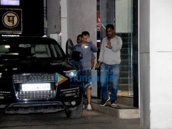 Varun Dhawan spotted at the gym