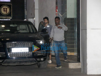 Varun Dhawan spotted at the gym