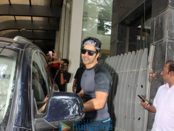 Varun Dhawan spotted at the gym