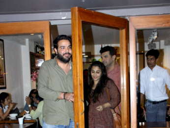 Vidya Balan and Siddharth Roy Kapur snapped at Sequel Bistro & Juice Bar