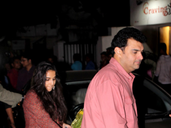 Vidya Balan and Siddharth Roy Kapur snapped at Sequel Bistro & Juice Bar