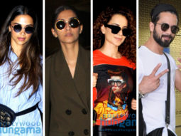Weekly Airport Style: Deepika Padukone, Sonam Kapoor, Kangana Ranaut, Shahid Kapoor, Varun Dhawan and Sidharth Malhotra go back to basics!