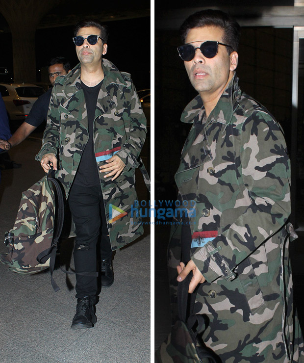 Weekly airport style AKangana Ranaut, Karan Johar and Hrithik Roshan make a case for the monochromes!