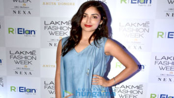 Yami Gautam, Isabelle Kaif and others arrive at Anita Dongre’s show at Lakme Fashion Week 2018