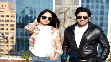 Zoya Afroz and Yuvraj Singh at a photoshoot