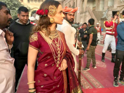 LEAKED! Kangana Ranaut looks regal as young Rani Lakshmibai on Manikarnika- The Queen of Jhansi sets