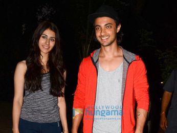 Aayush Sharma and Warina Hussain spotted at the dance class in Bandra
