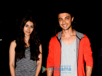 Aayush Sharma and Warina Hussain spotted at the dance class in Bandra