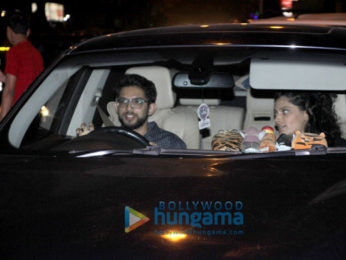 Aditya Thackeray and Saiyami Kher spotted at Smoke House Deli