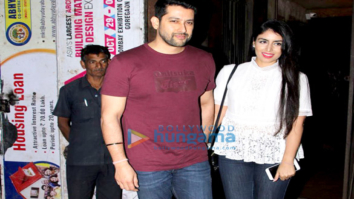 Aftab Shivdasani and wife Nin Dusanj snapped at Pali Bhavan