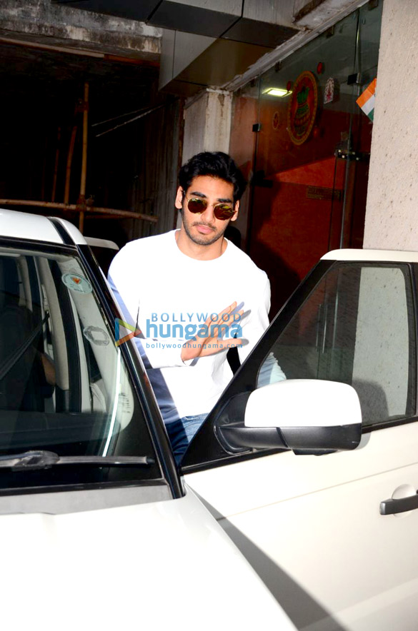 Ahan Shetty spotted after a clinic session in Bandra
