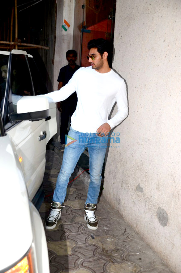ahan shetty spotted after a clinic session in bandra 2