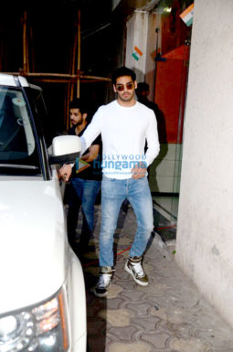 Ahan Shetty spotted after a clinic session in Bandra