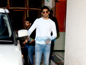 Ahan Shetty spotted after a clinic session in Bandra