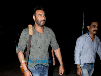 Ajay Devgn, Kajol, Sidharth Malhotra, Sussanne Khan and Aftab Shivdasini snapped at the Mumbai airport last night