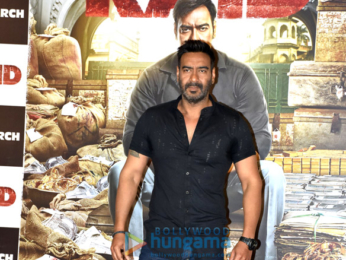 Ajay Devgn and Ileana D’Cruz grace the trailer launch of 'Raid'
