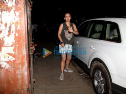 Akshara Haasan spotted after dinner in Bandra