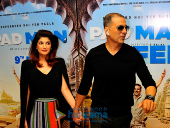 Akshay Kumar, Twinkle Khanna and others grace the press conference of 'Pad Man' in Delhi