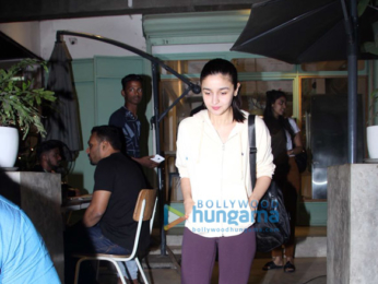 Alia Bhatt spotted at The Kitchen Garden in Bandra