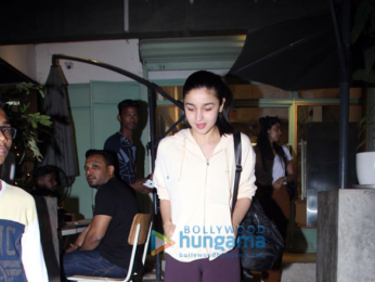 Alia Bhatt spotted at The Kitchen Garden in Bandra