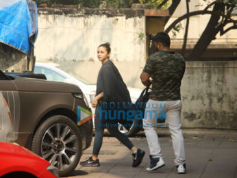 Alia Bhatt spotted at a gym in Bandra