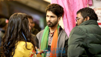 On The Sets Of The Movie Batti Gul Meter Chalu