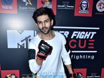 Cast of Sonu Ke Tittu Ki Sweety snapped attending the Super Fight League
