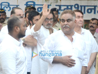 Celebs attend Sridevi's cremation ceremony at Seva Samaj Crematorium and Hindu Cemetery in Vile Parle, Mumbai