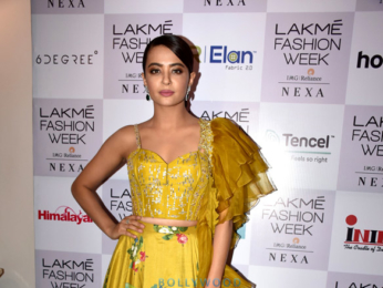 Celebs snapped attending the Lakme Fashion Week 2018