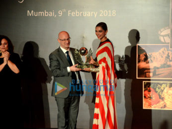 Deepika Padukone honoured by Italian Consulate