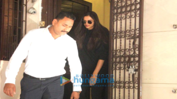 Deepika Padukone snapped at a recording studio in Bandra