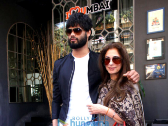 Dimple Kapadia and Karan Kapadia snapped in Mumbai